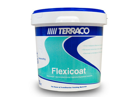 Гидроизоляция акриловая Terraco Flexicoat 20 кг