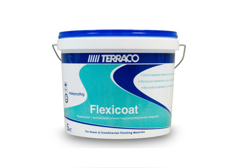 Гидроизоляция акриловая Terraco Flexicoat 4 кг