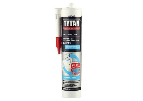 Герметик силиконовый санитарный Tytan professional UPG белый 280 мл
