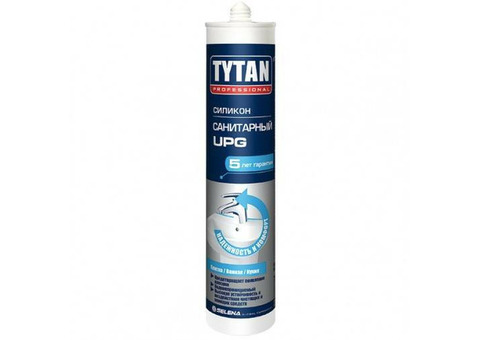 Герметик силиконовый санитарный Tytan Professional UPG бесцветный 310 мл