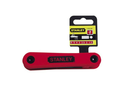 Набор шестигранных ключей Stanley 4-69-261 1,5-6 мм 7 шт