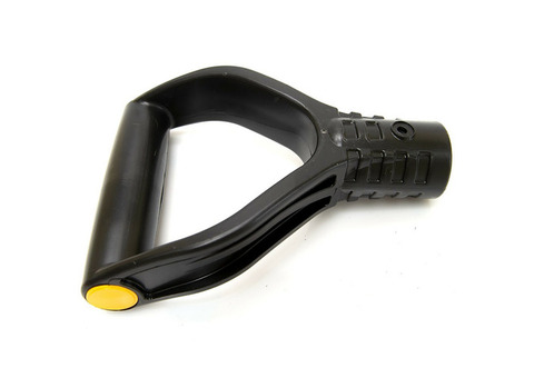 Рукоятка для черенка Protex Атлант черная с желтыми вставками 36 мм