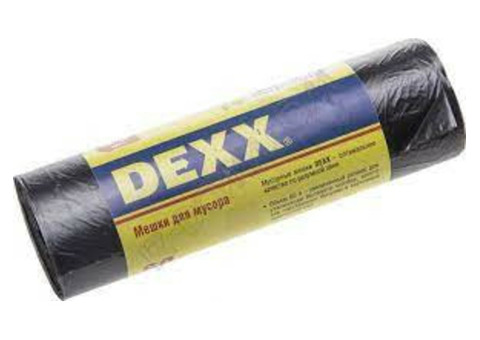 DEXX Мешки для мусора, черные 60 л, 20 шт 39150-60