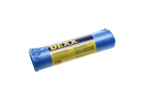 Мешки для мусора Dexx 39150-120 голубой 120 л 10 шт
