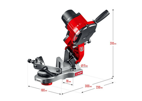 Станок заточной Зубр Мастер СЦ-200 для пильных цепей электрический