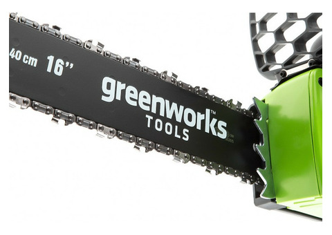 Пила цепная аккумуляторная Greenworks GD40CS40K2