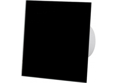 Панель для вытяжных вентиляторов AirRoxy Black Gloss Glass 01-172 черная