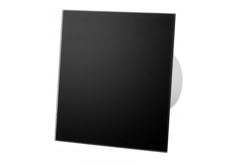 Панель для вытяжных вентиляторов AirRoxy Black Mat Glass 01-174 черная