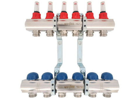 Коллекторная группа Uni-Fitt со встроенными расходомерами 1
