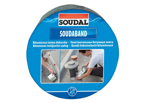 Кровельная лента Soudal Soudaband 10х1000 см алюминий