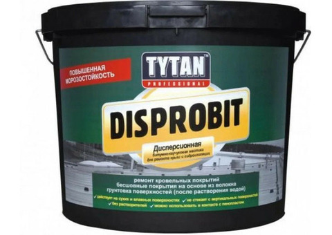 Мастика для ремонта крыш и гидроизоляции Tytan Disprobit 20 кг