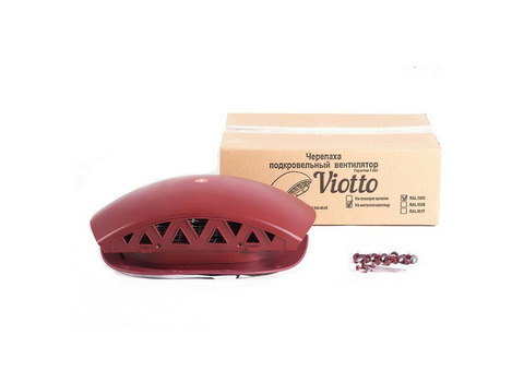 Вентиль кровельный Viotto KTV для металлочерепицы RAL3005 красный