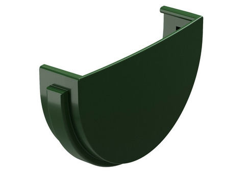 Заглушка желоба Docke ПВХ Standard D120/80 мм зеленая