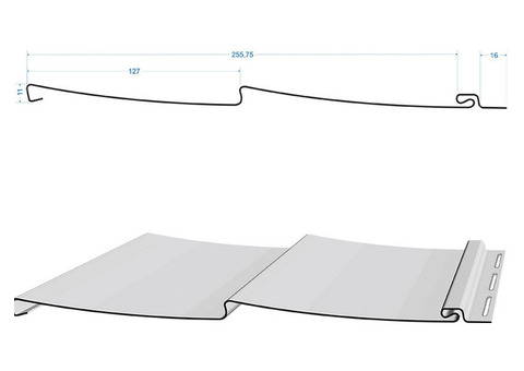 Сайдинг Docke Standard Ёлочка D5D Банан 3050 мм