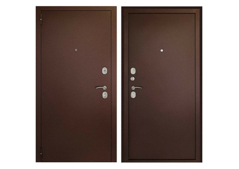 Дверь входная Дверной Континент Иртыш 90 М032391 Медный антик левая 960х2050 мм