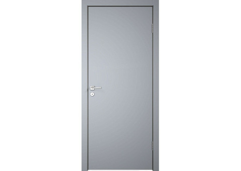 Дверь межкомнатная Velldoris Smart серое окрашенное RAL 7040 глухое 2040х625 мм без замка