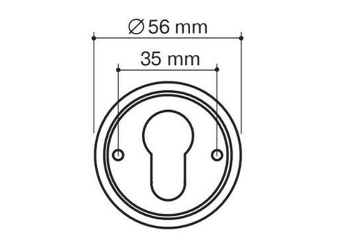 Накладка под цилиндр Armadillo Cylinder ET-1GP/SG-5