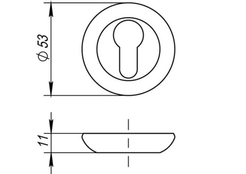 Накладка под цилиндр Fuaro ET RM GP/SG-5