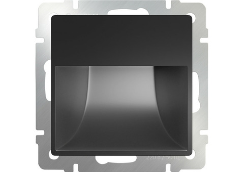 Подсветка Werkel LED встраиваемая 1 Вт 4000K черный матовый