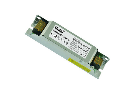 Блок питания Uniel UET-VAS-038B20 24V IP20 38 Вт для светодиодных ламп и модулей