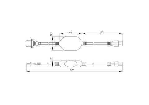 Драйвер IEKL LED ИПСН 700Вт 220В 12мм MONO IP65, LSP1-700-220-65-12