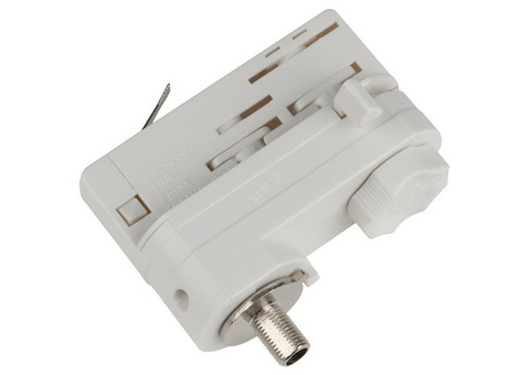 Адаптер для трехфазного шинопровода Uniel UBX-A61 White 1 Polybag белый