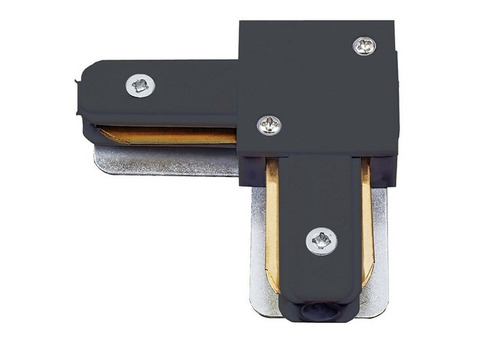 Соединитель для однофазных шинопроводов L-образный Volpe UBX-Q122 G21 Black 1 Polybag черный