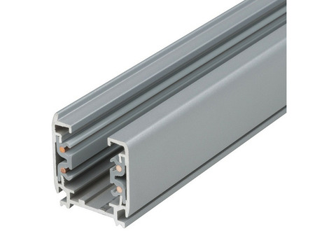Шинопровод осветительный трехфазный Uniel UBX-AS4 Silver 100 Polybag серебряный 1 м