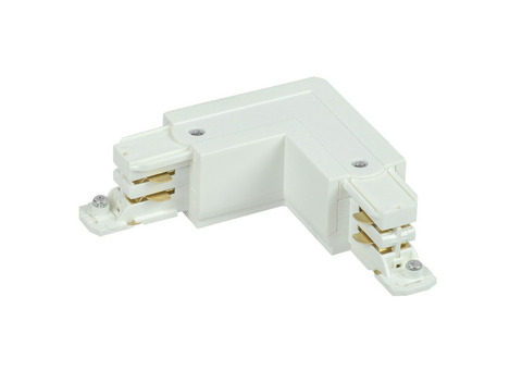 Соединитель IEK L-образный внутренний для трехфазного осветительного шинопровода LPK0D-SLV-3-K01