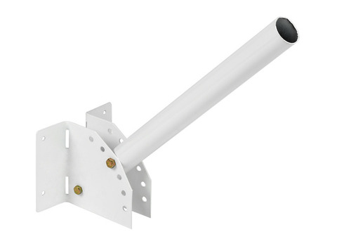 Кронштейн IEK КР-4 D48 мм L500 мм настенный регулируемый угол белый
