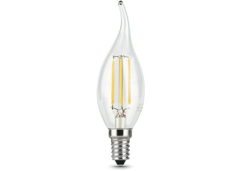 Лампа светодиодная Gauss 104801107-S Filament Candle tailed 7W E14 2700K step dimmable