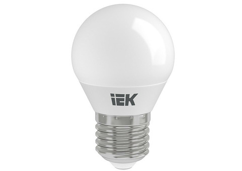 Лампа светодиодная IEK Eco G45 5W Е27 6500К