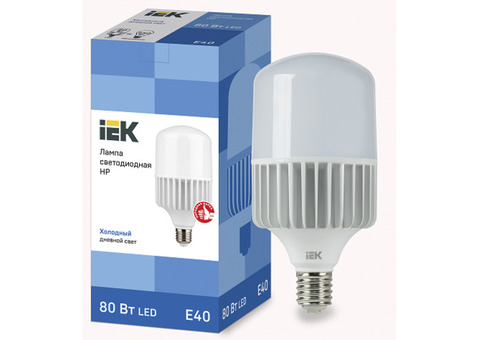 Лампа светодиодная IEK LLE-HP-80-230-65-E40 HP 80W Е40 6500К