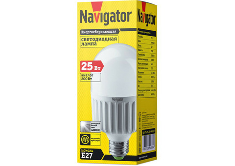 Лампа светодиодная Navigator 94338 NLL-T75-25-230-840-E27 25W 4000К