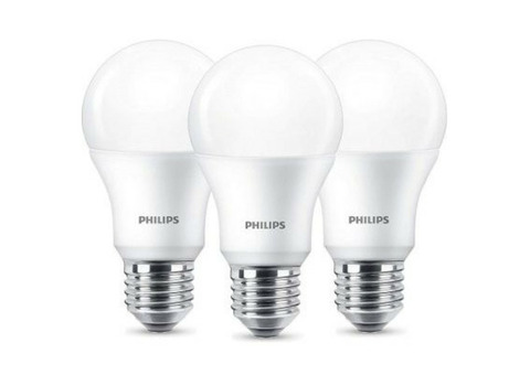 Лампа светодиодная Philips 929001962947 ESS LEDBulb 11-95Вт E27 1CT/12RCA 4000К 3 штуки