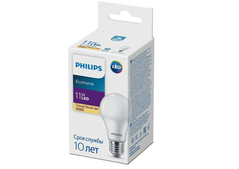 Лампа светодиодная Philips Ecohome Bulb 929002299217 11 Вт 900 лм