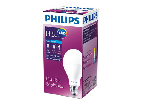 Лампа светодиодная Philips LedBulb A67 E27 14,5W 6500K