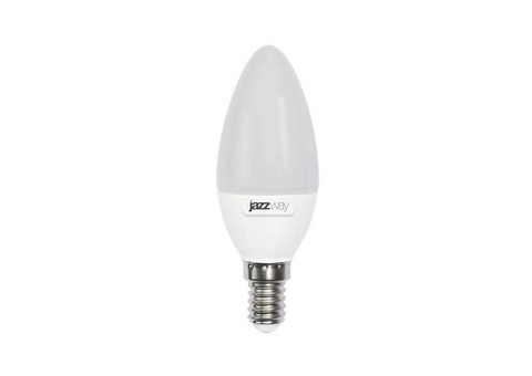 Лампа светодиодная PLED-SP C37 9Вт свеча 3000К тепл. бел. E14 820лм 230В JazzWay 2859457A