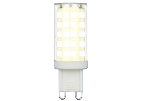 Лампа светодиодная Uniel LED-JCD-9W/4000K/G9/CL GLZ09TR