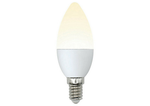 Лампа светодиодная Uniel Multibright LED-C37-6W/E14 матовая 3000K