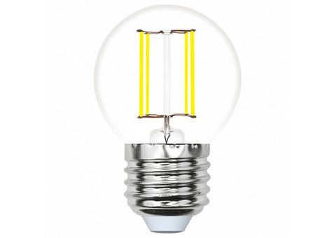 Лампа светодиодная Uniel Multibright LED-G45-5W/E27 прозрачная 3000K