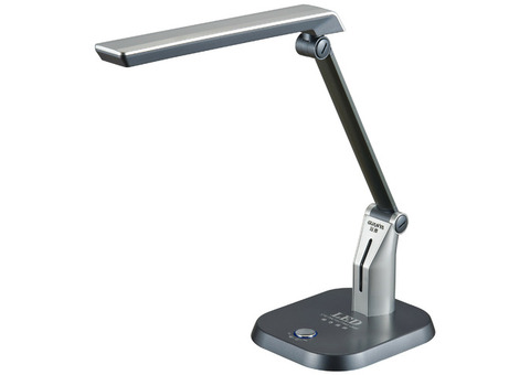 Настольная лампа Uniel LED Premium TLD-502 Silver серебристая LED 8W 220V