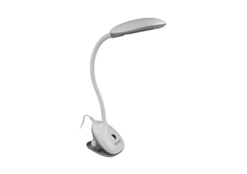 Настольная лампа Uniel TLD-529 Grey-White серо-белая LED 4W 220V
