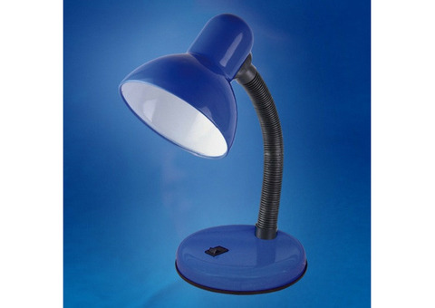 Настольная лампа Uniel Universal TLI-204 голубая E27 60W 220V