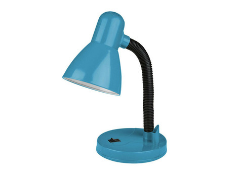 Настольная лампа Uniel Школьная серия TLI-226 Blue синяя E27 60W 230V