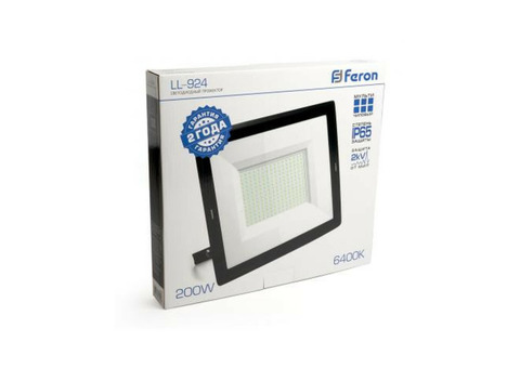 Прожектор светодиодный Feron LL-924 29499 IP65 200W 6400K