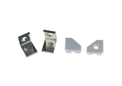 Набор аксессуаров Uniel UFE-N03 Silver A Polybag для алюминиевого профиля