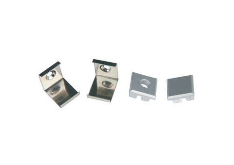 Набор аксессуаров Uniel UFE-N05 Silver A Polybag для алюминиевого профиля