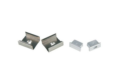 Набор аксессуаров Uniel UFE-N12 Silver A Polybag для алюминиевого профиля
