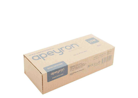 Блок питания влагозащищенный Apeyron 12 В 25Вт IP67